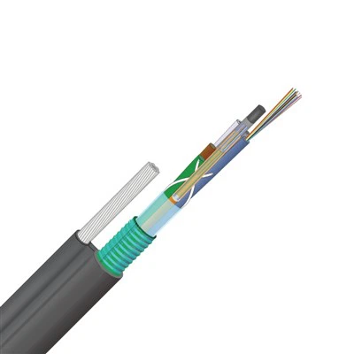 Gytc8s berlapis 8- Kabel optik udara mandiri berbentuk swadaya